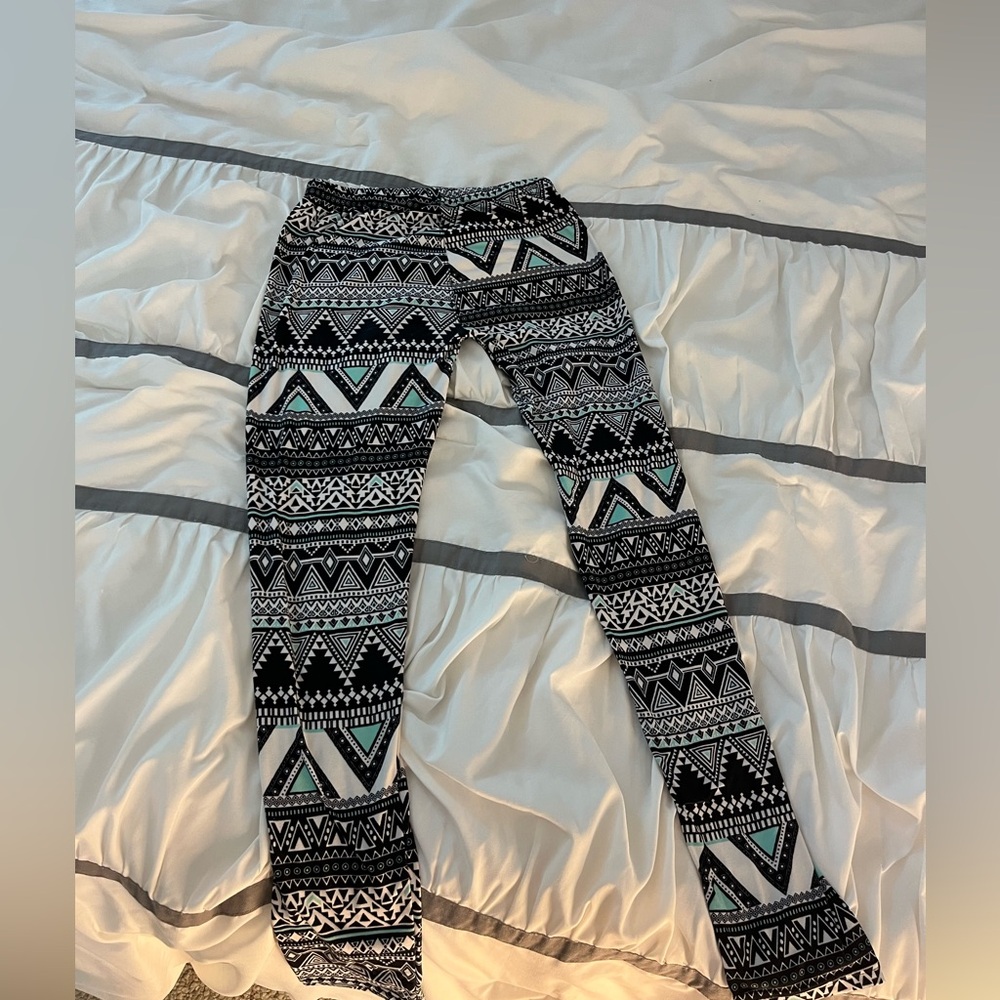 Patterned Soft Stretchy Leggings